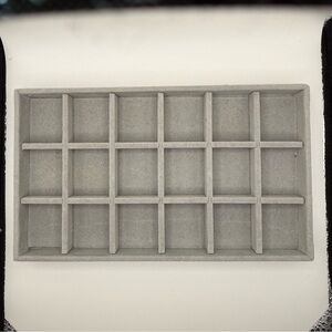 Gray Jewelry Organizer Tray